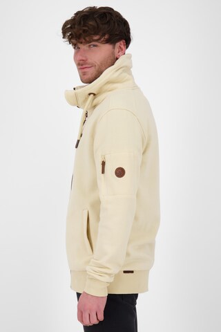 Alife and Kickin Sweatjacke 'EliasAK' in Gelb