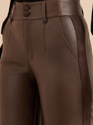 love & roses Широкий Штаны в Коричневый