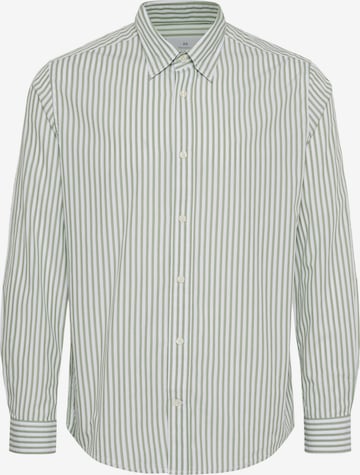 Coupe regular Chemise 'Abrize' Matinique en vert : devant