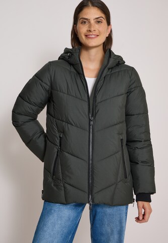 CECIL Winter Jacket in Green: front