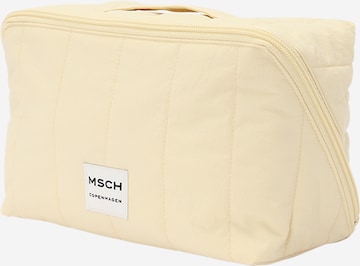 MSCH COPENHAGEN Cosmetic Bag 'Sasja' in Yellow