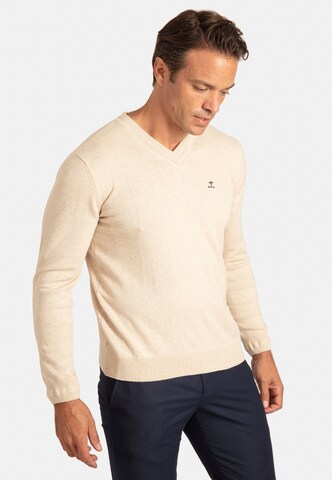 Sir Raymond Tailor Sweater 'Los Angeles' in Beige