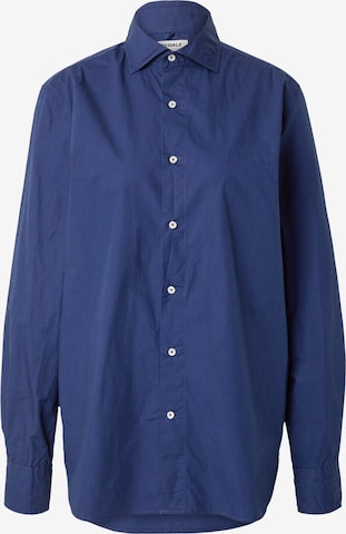Camicia da donna 'ALFREDO' di ECOALF in blu: frontale