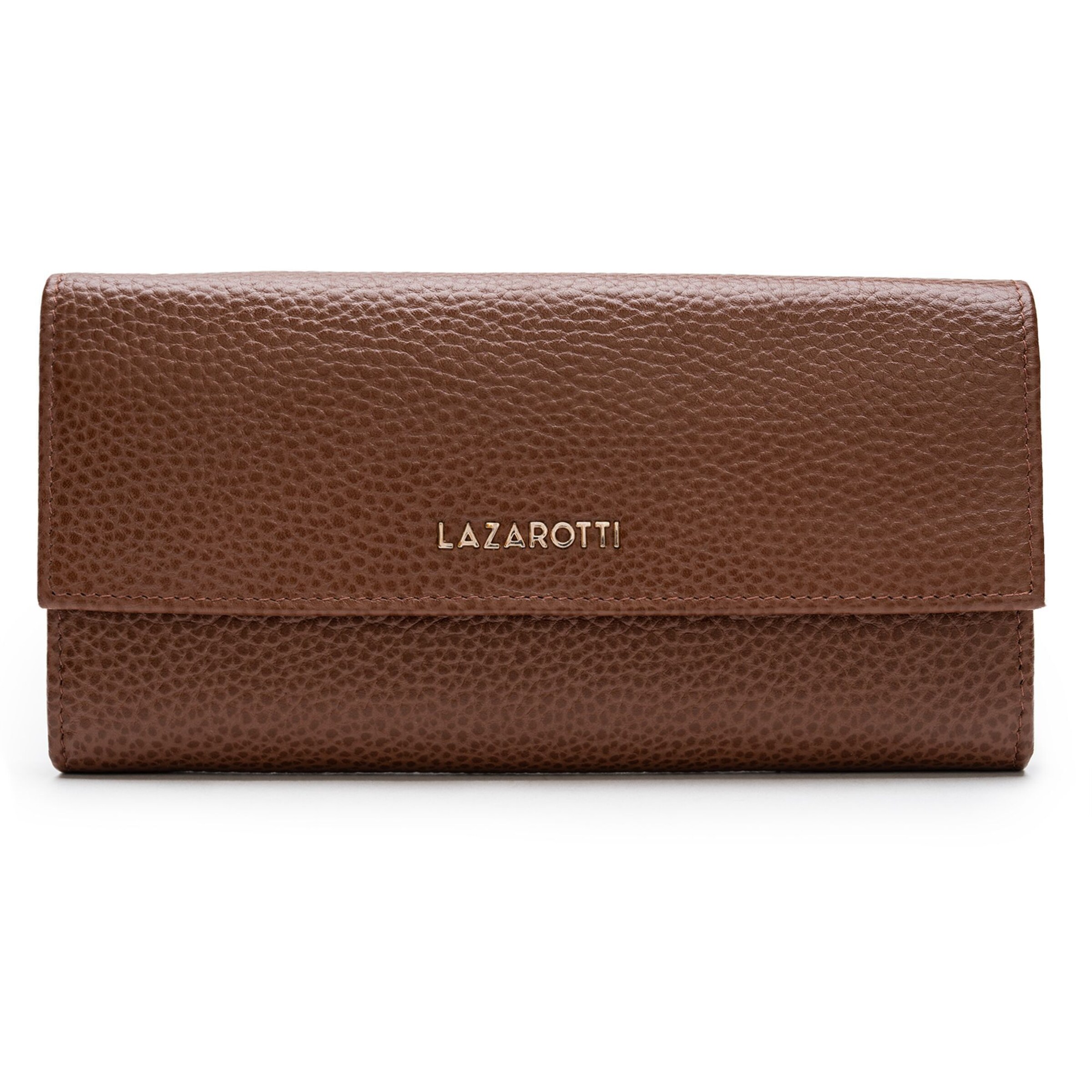 Portamonete di Lazarotti in marrone: frontale