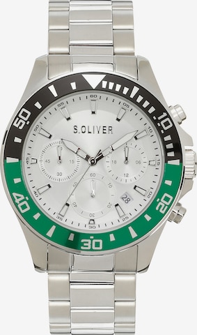 s.Oliver Analog Watch in Silver: front