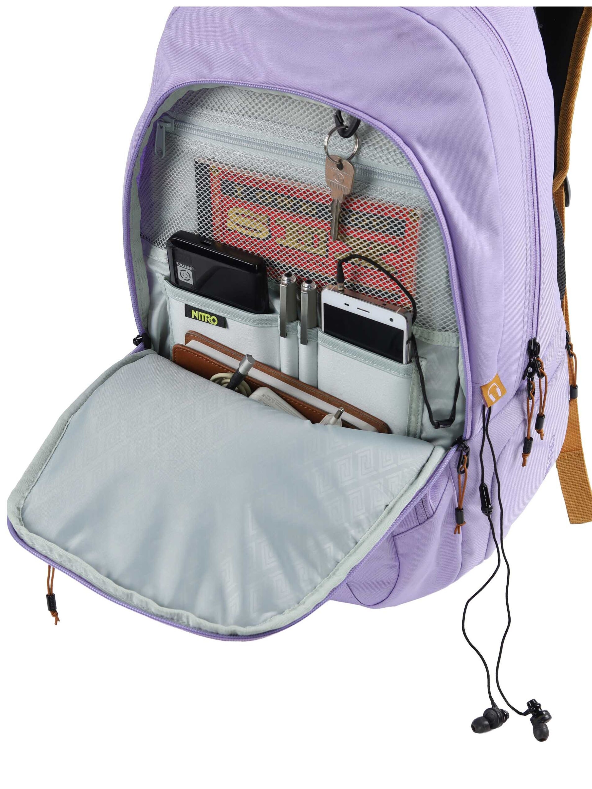 NitroBags Rucksack STASH 29 in Lila