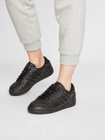 Baskets basses 'Continental 80' ADIDAS ORIGINALS en noir : devant