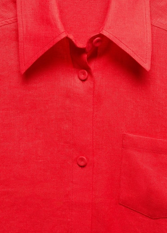 Bluză 'Rodas' de la MANGO pe roșu