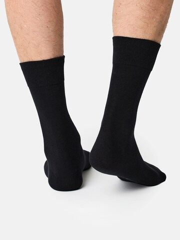 Nur Der Basicsocken ' Komfort ' in Schwarz