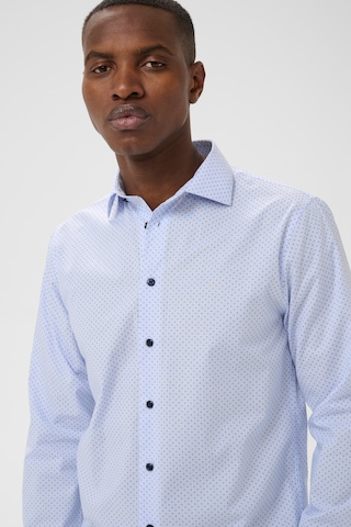 Matinique Regular fit Button Up Shirt 'Marc' in Blue