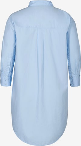 Zizzi Bluse 'MJALA' in Blau