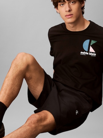 Regular Pantalon Calvin Klein Jeans en noir