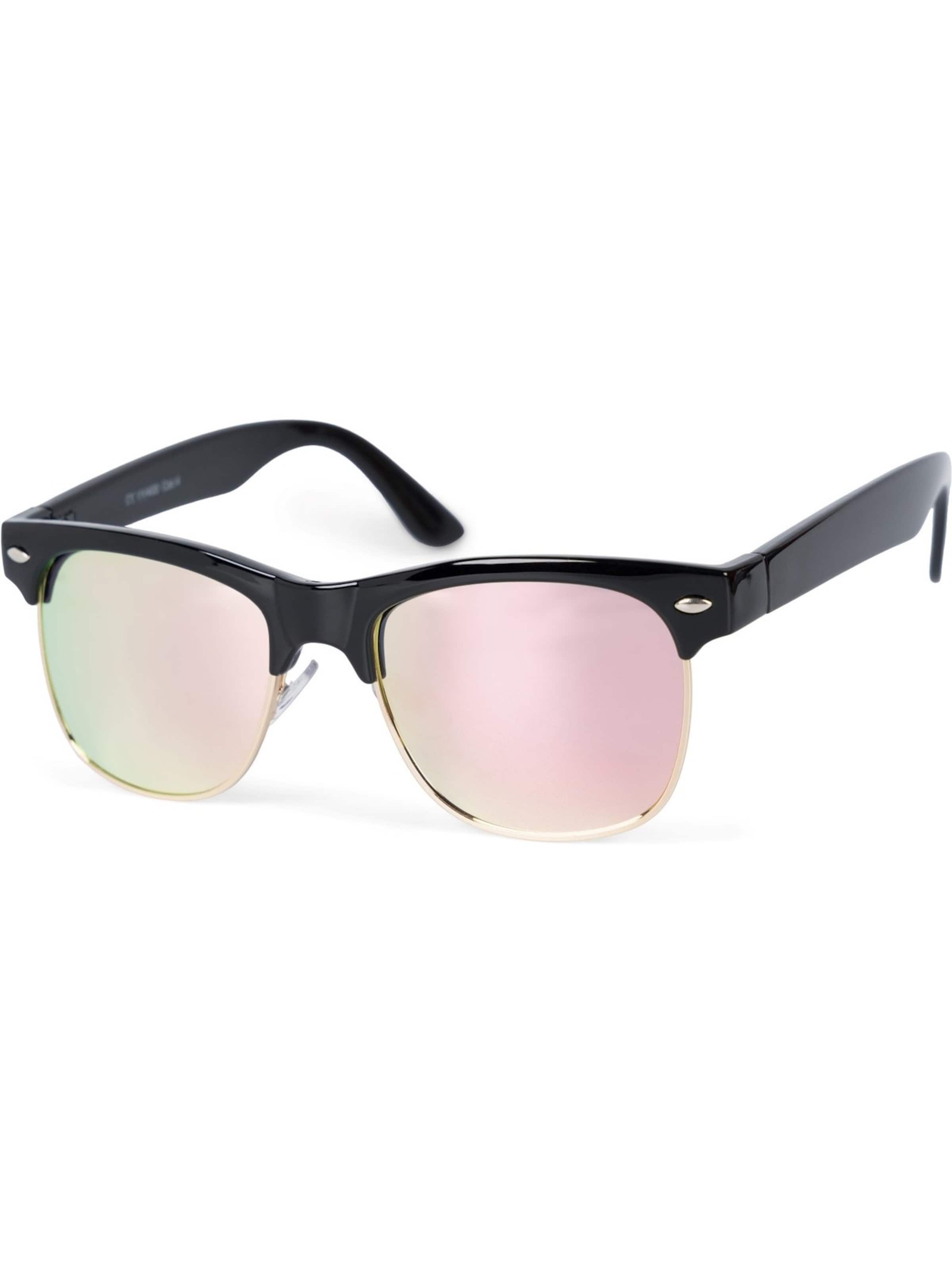 styleBREAKER Sonnenbrille 'Kinder Sonnenbrille Ovale Gläser'‌‌‌‌‌‌‌ in Pink: Vorderseite
