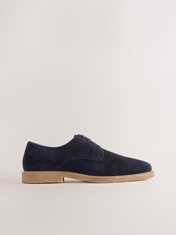 Next Buty sznurowane 'Derby' w kolorze niebieski