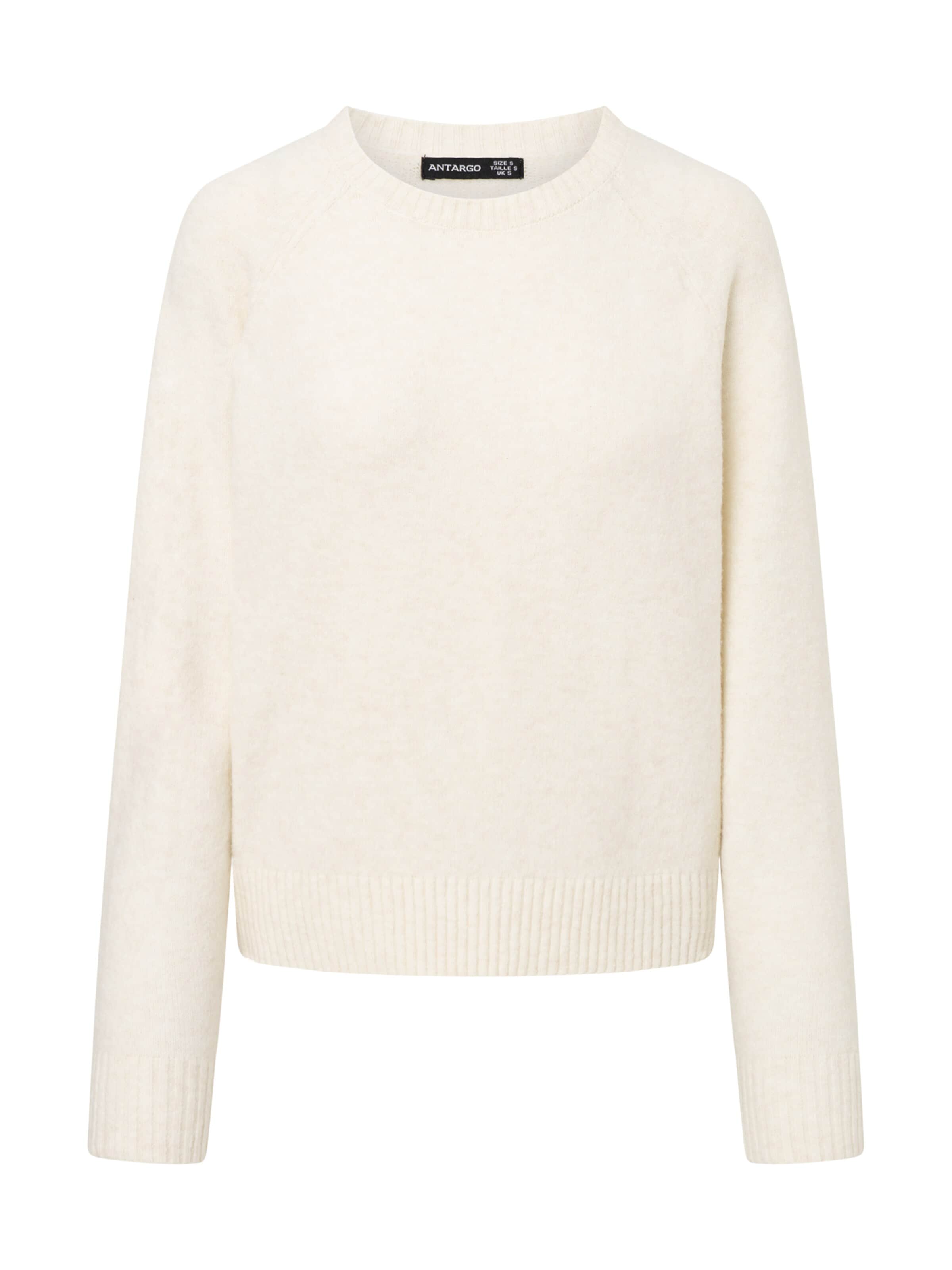 ekrü Antargo Oversize pulóver 'Naomi' - XS, Termék nézet