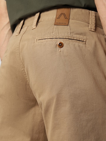 Alberto Regular Chino Pants 'Lou' in Beige