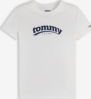 Maglietta 'ESS' di Tommy Jeans in bianco: frontale