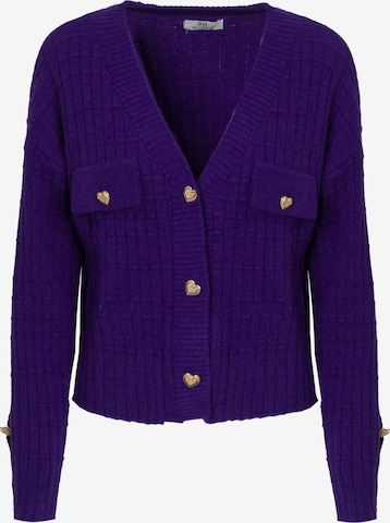 Cardigan 'Fancy' Influencer en violet : devant