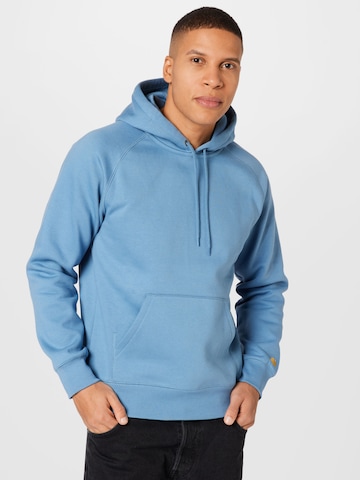 Carhartt WIP Sweatshirt 'Chase' in Blau: predná strana