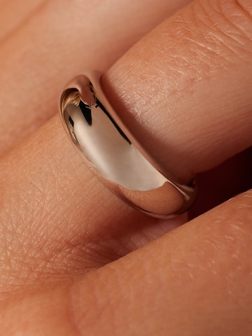 Bague 'Einfach' Lucardi en argent : devant