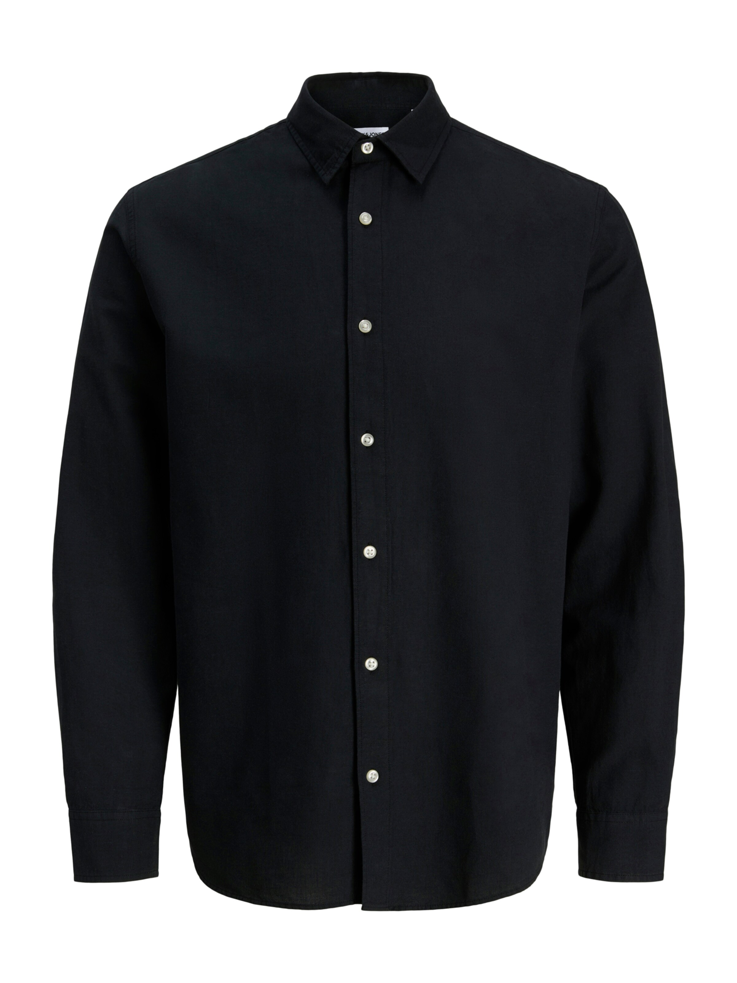 Chemise 'JJEBreeze' Jack & Jones Plus en noir : devant