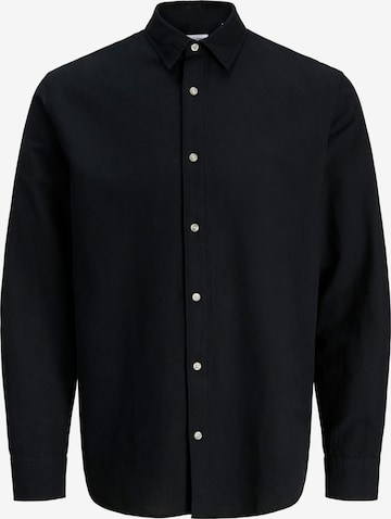 Chemise 'JJEBreeze' Jack & Jones Plus en noir : devant