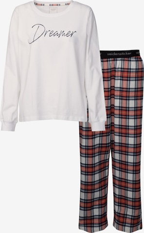 Pyjama 'Schwarze Rose' SEIDENSTICKER en mélange de couleurs : devant