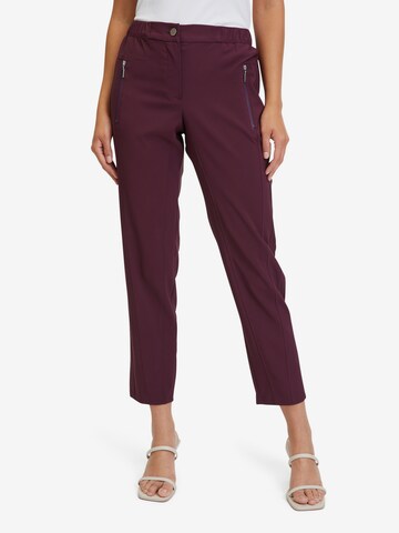 Betty Barclay Slim fit Pants in Purple: front