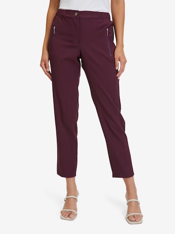 Betty Barclay Slimfit Broek in Lila: voorkant