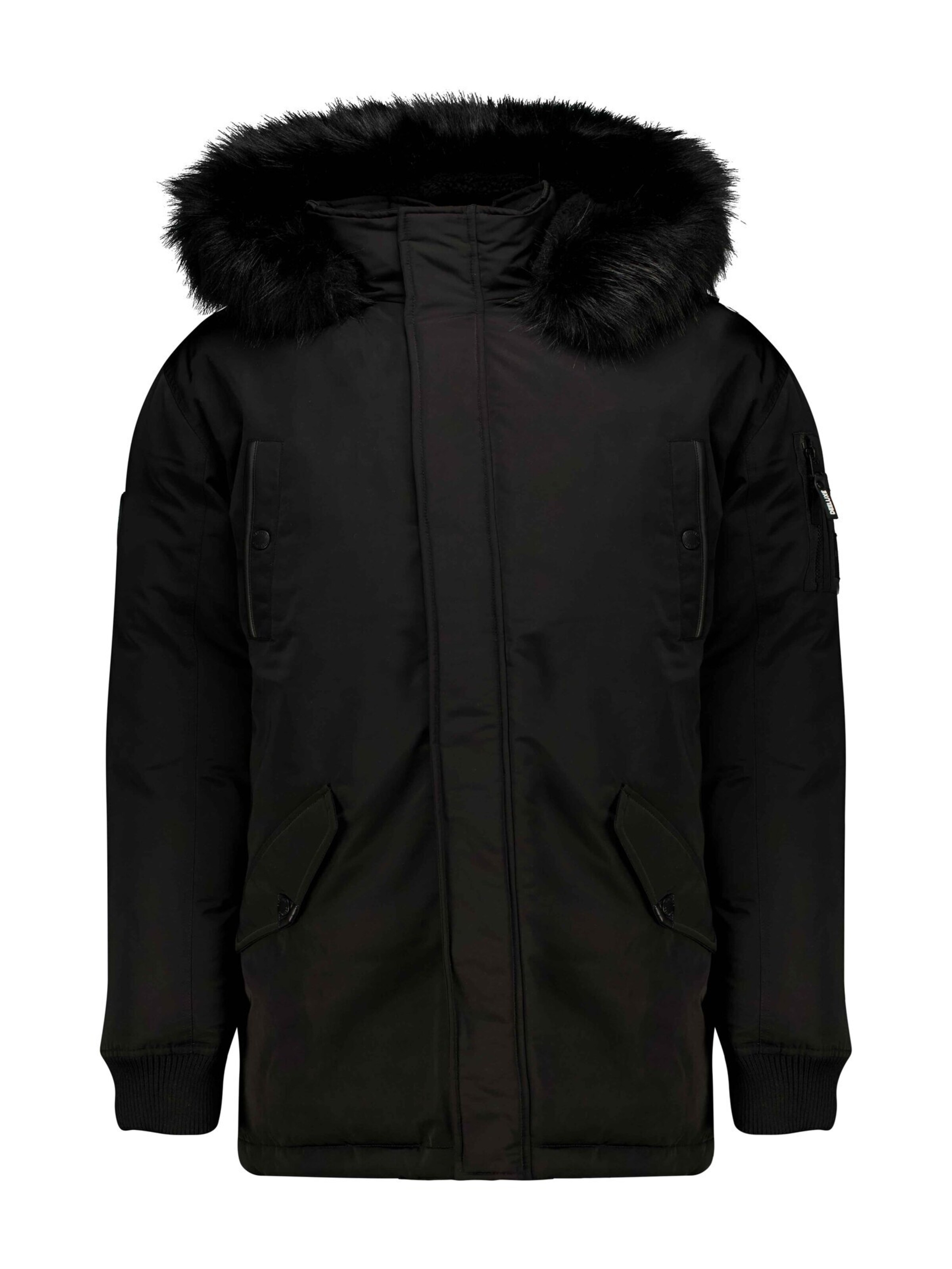 Veste d’hiver 'Sharkson' Deeluxe en noir : devant