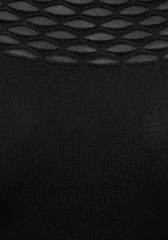 MELROSE Sweater 'Grafikmes' in Black