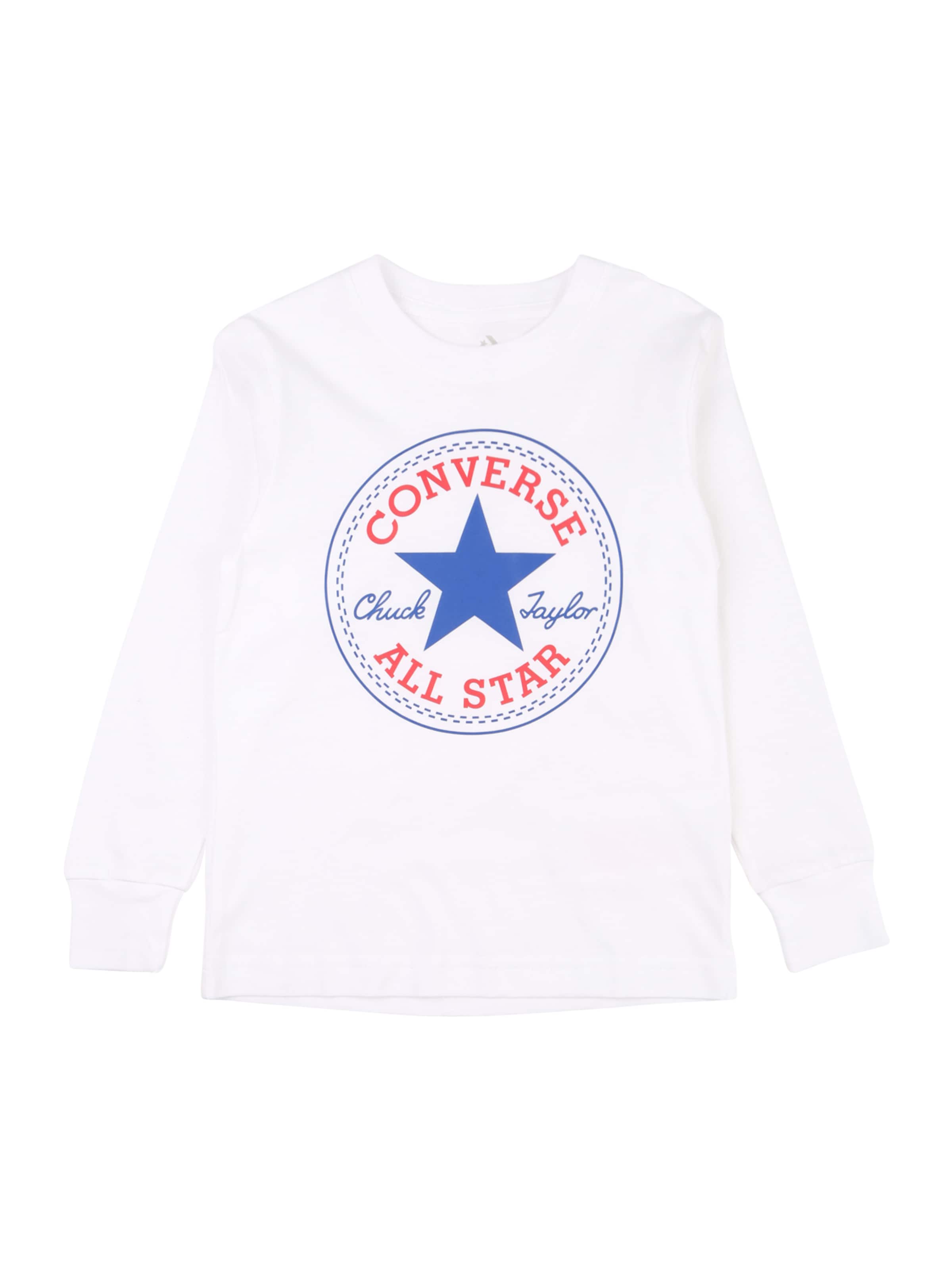 CONVERSE Koszulka w kolorze biały: przód