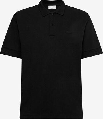 Calvin Klein Big & Tall Shirt in Black: front