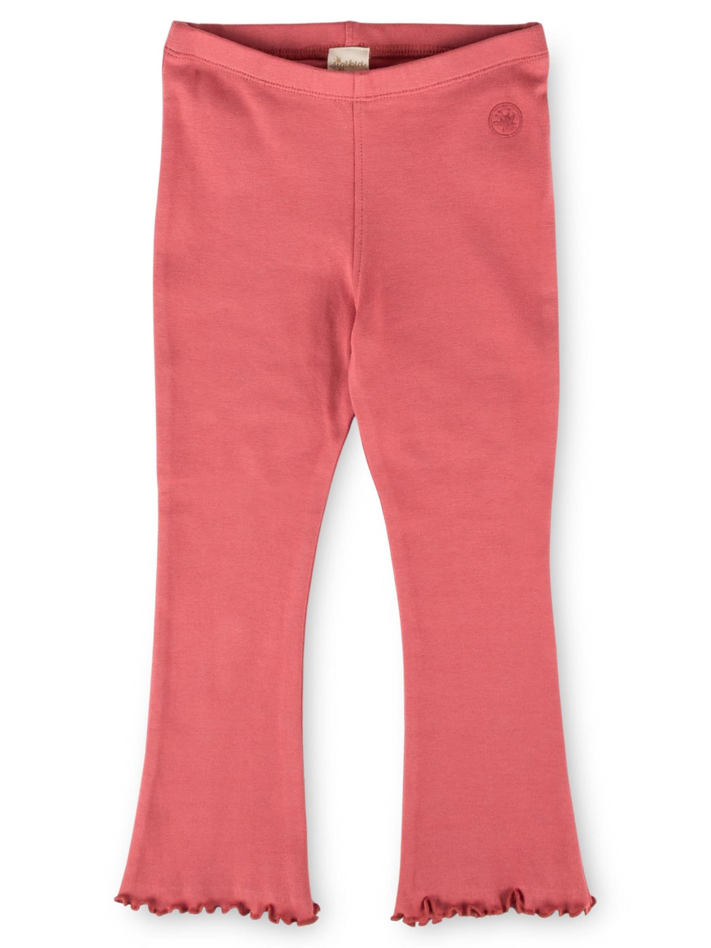 SIGIKID Regular Leggings 'Leggings boot-cut Pink Birds'‌‌‌‌‌‌‌‌‌ in Pink: Vorderseite