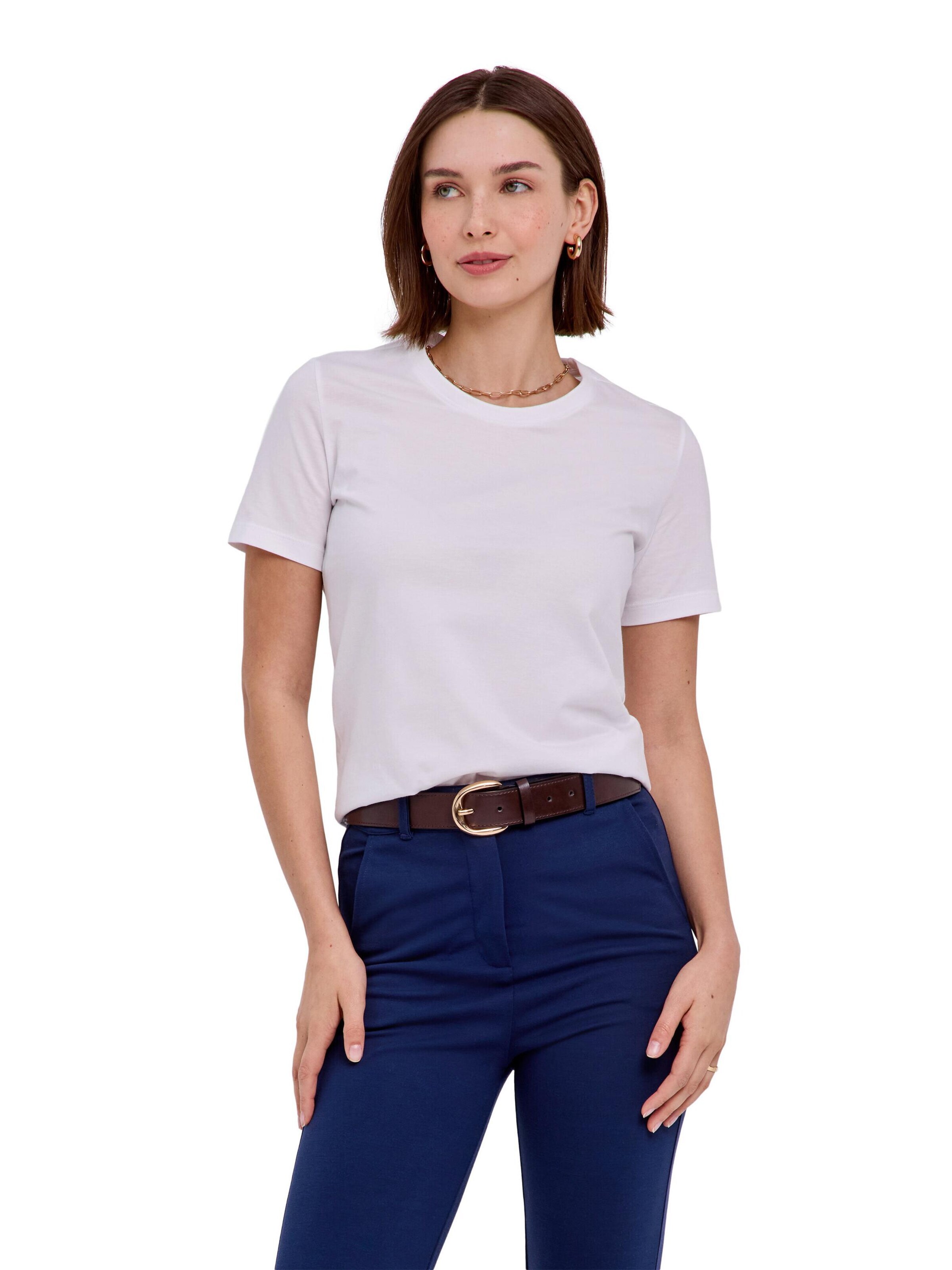 FALKE Shirt 'Essential'‌‌‌ in Weiß: Vorderseite