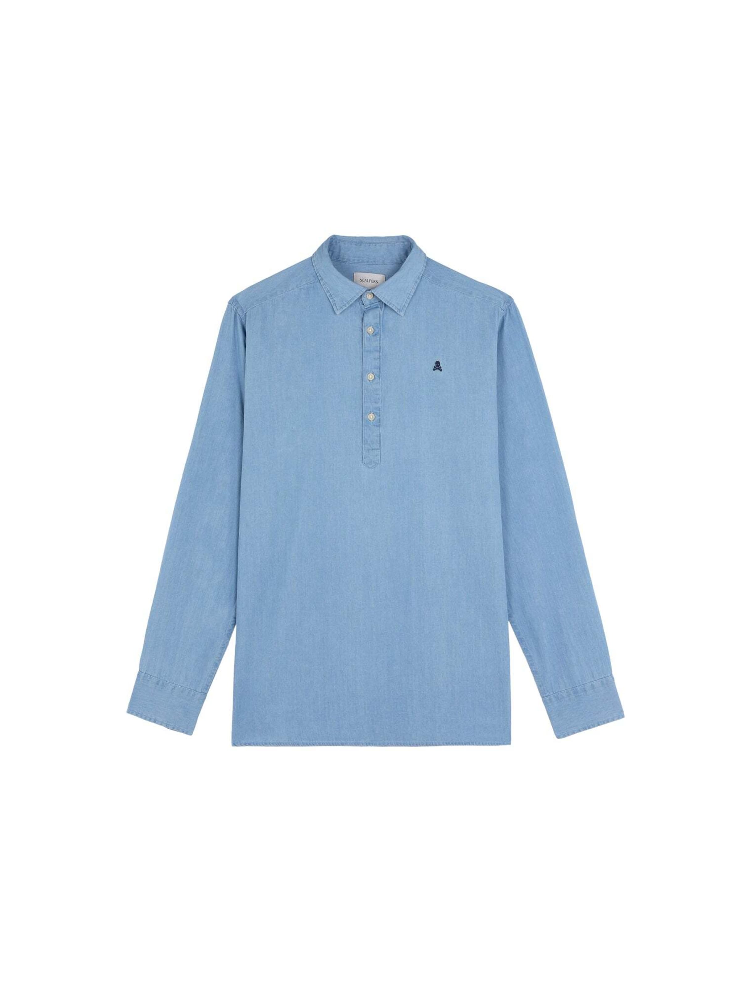Scalpers T-shirt ' ' i blå: framsida