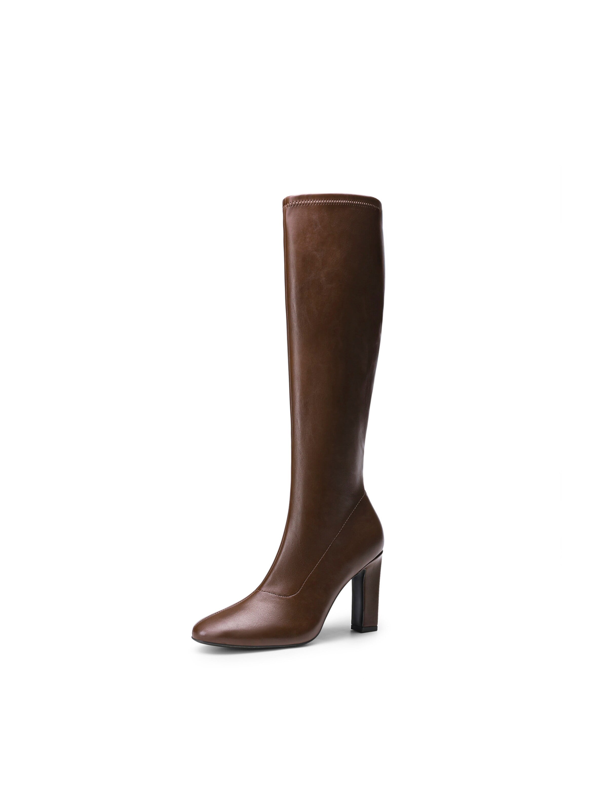 Bottes à lacets Dream Pairs en marron : devant