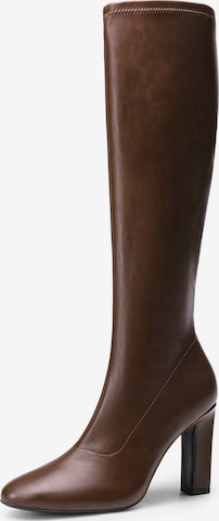 Bottes à lacets Dream Pairs en marron : devant