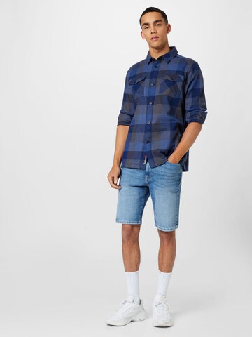 Barbour Regular Fit Hemd 'Bridge' in Blau