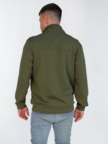 TOP GUN Sweatjacke in Grün