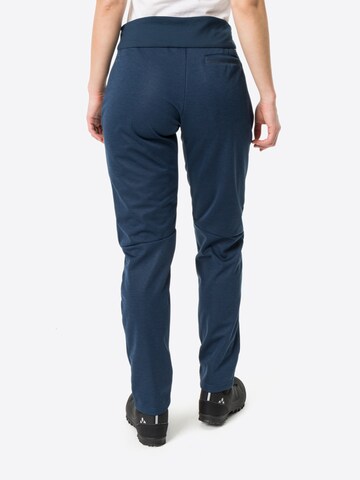 VAUDE Slimfit Sporthose 'Tremalzo' in Blau