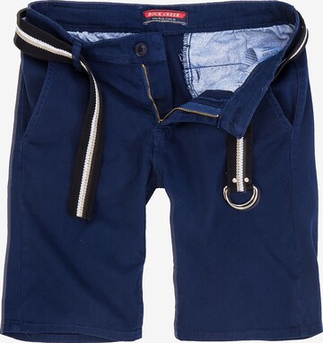 Rock Creek Regular Chino Pants in Blue: front