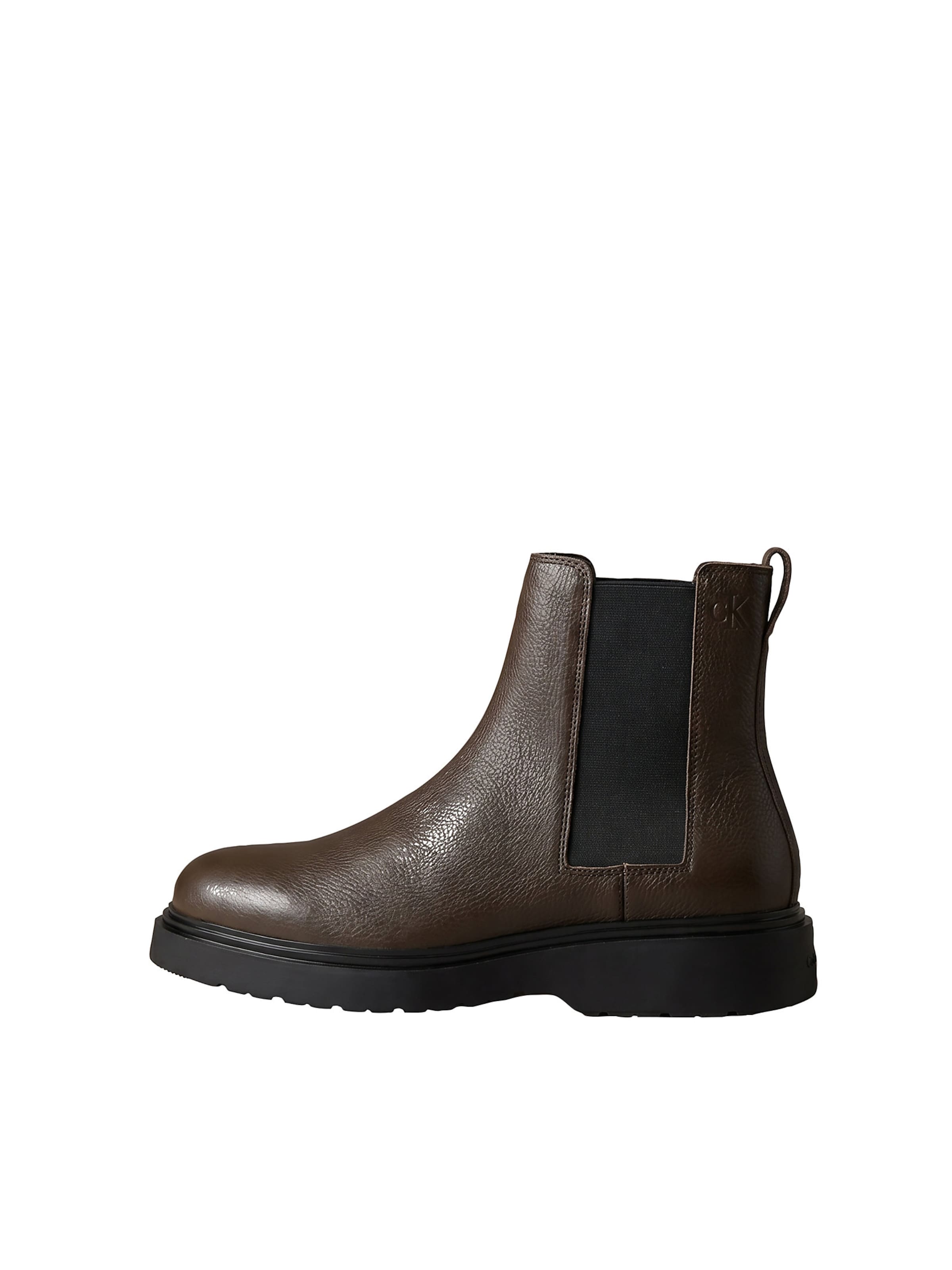 Calvin Klein Jeans Chelsea boots in Brown: front
