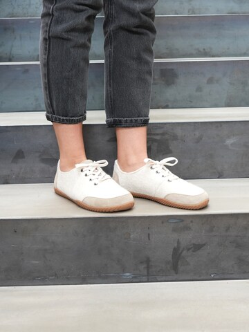 Gottstein Sneakers 'Sneaker Barefoot Wool Sneaker' in White: front