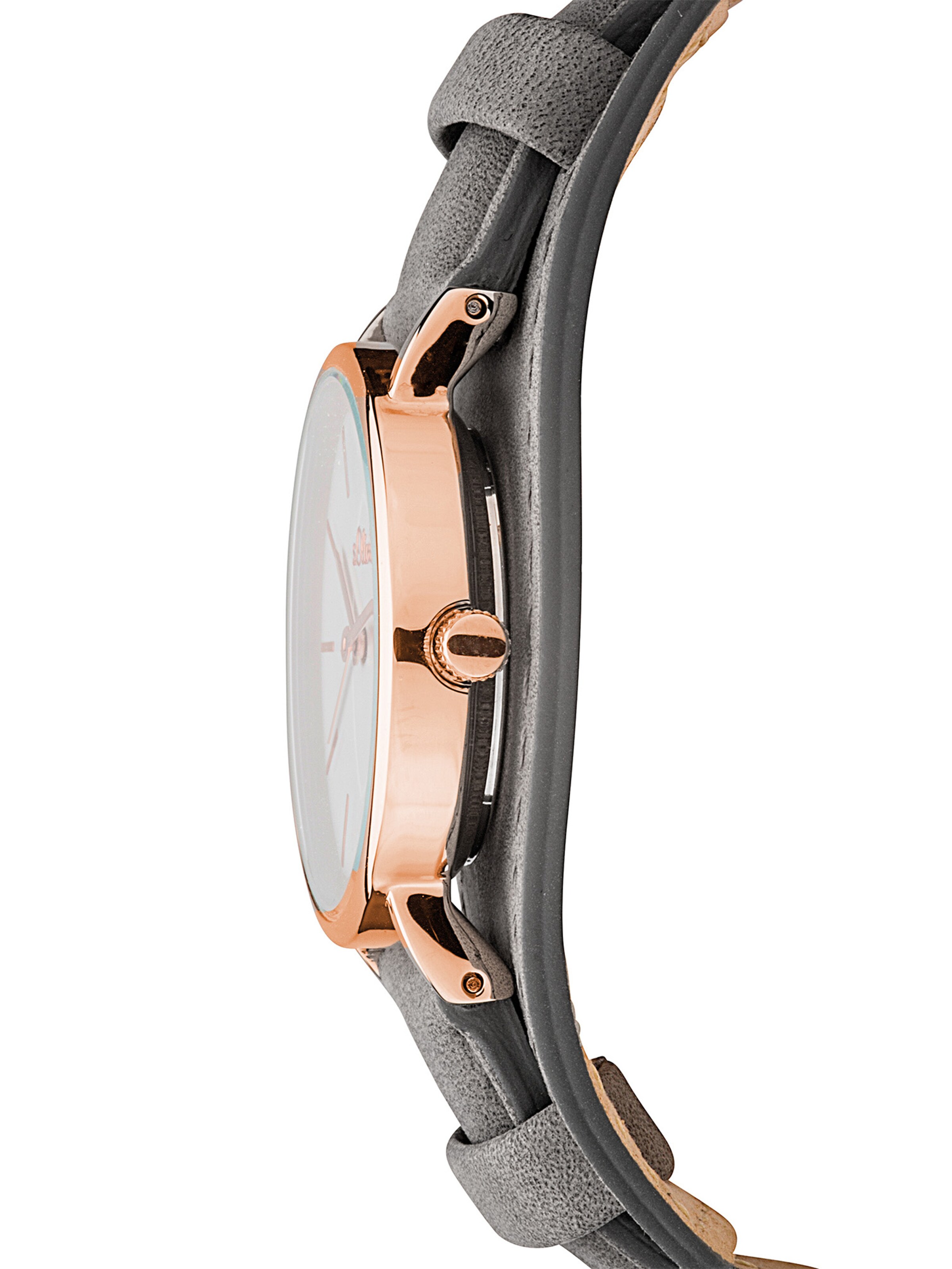 Montre à affichage analogique s.Oliver en gris