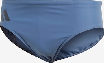 ADIDAS PERFORMANCE Athletic Swim Trunks in Blue: front