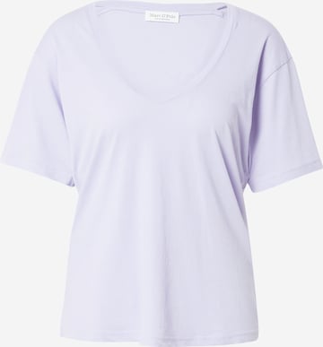 T-shirt Marc O'Polo en violet : devant