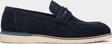 Estro Mocassins '777-17' in Blauw: voorkant