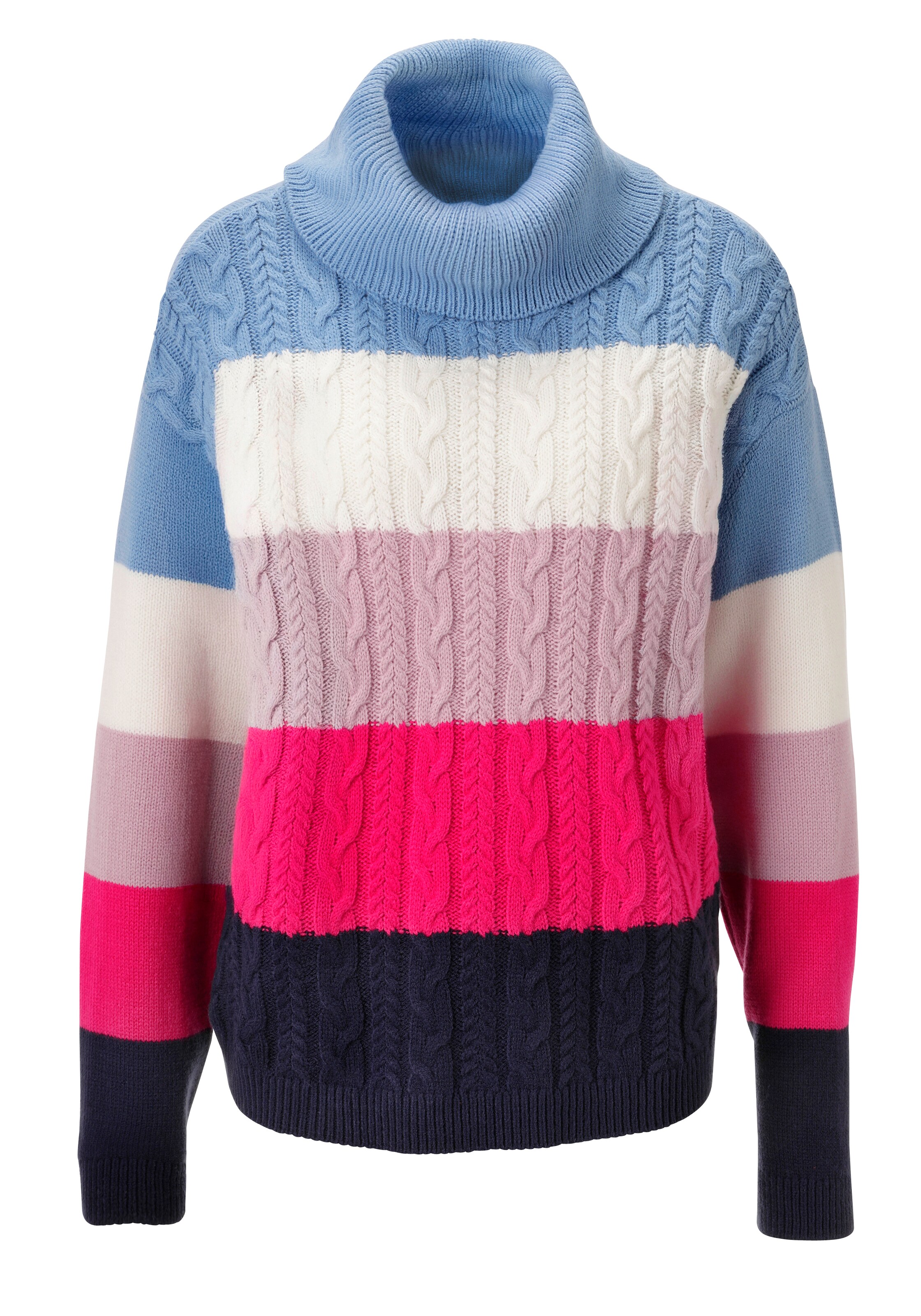 Aniston CASUAL Pullover in Mischfarben: Vorderseite