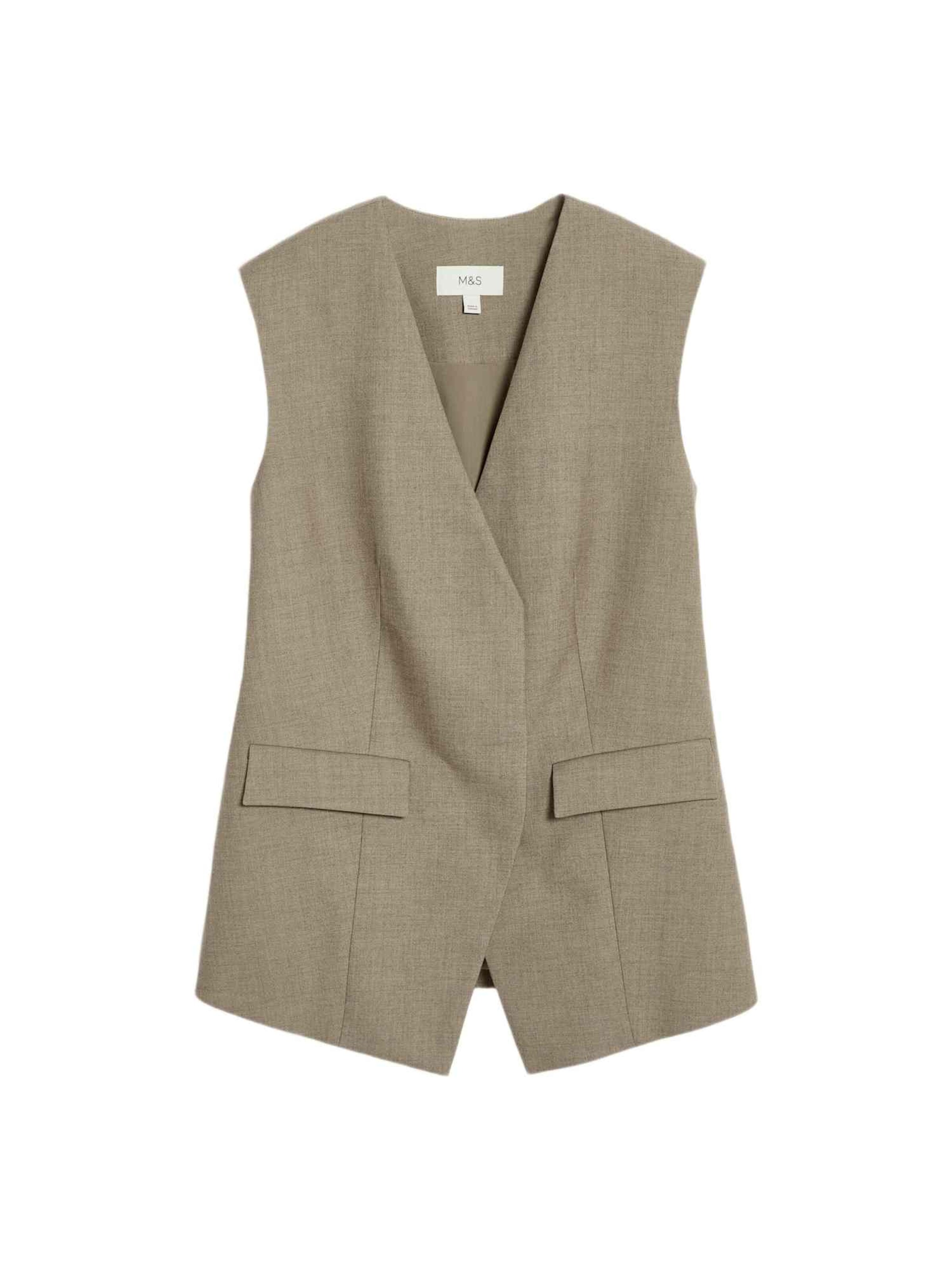 Gilet di Marks & Spencer in marrone: frontale